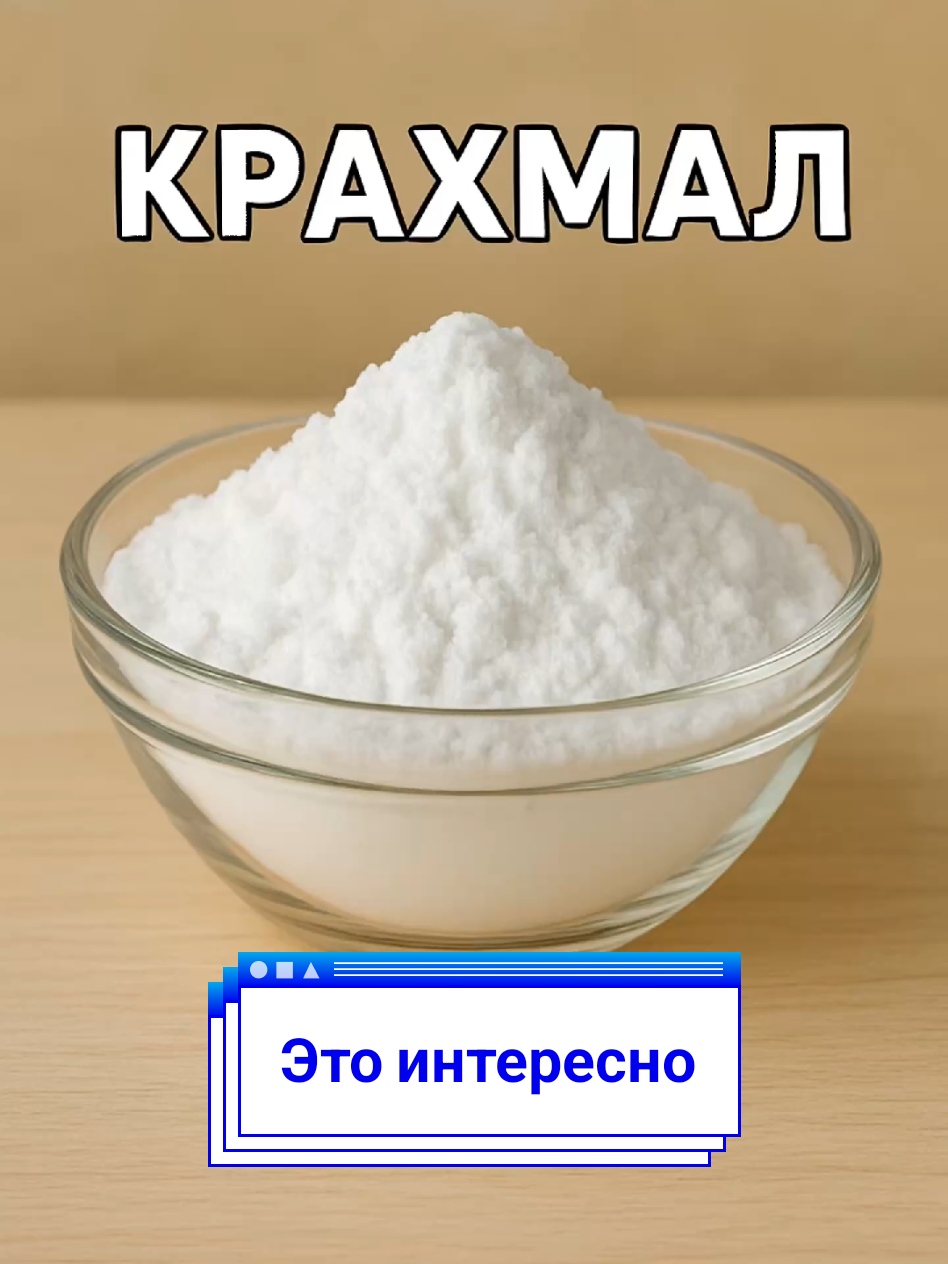 #факты #этоинтересно #важнознать #крахмал #крахмалпольза 