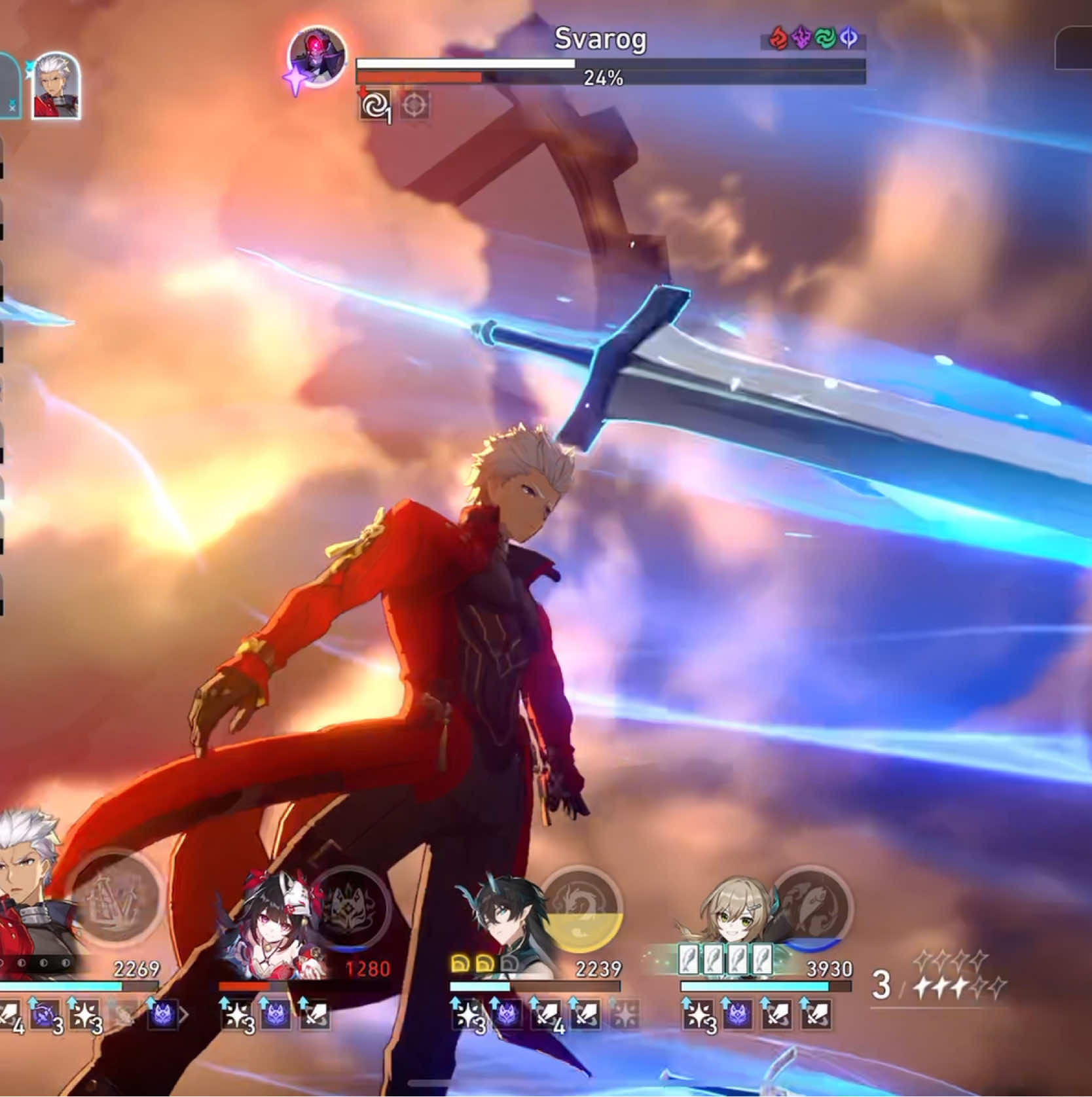 Archer shows other skill points dpses how to 0 cycle #HonkaiStarRail #memoryofchaos #hsrxfate_ubw #archer #hsr 