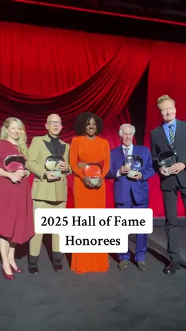 Our 2025 #TelevisionAcademy Hall of Fame Honorees ✨ Mike Post, Suzan Mischer accepting on behalf of Don Mischer, Ryan Murphy, Viola Davis, @Henry, @Team Coco. 