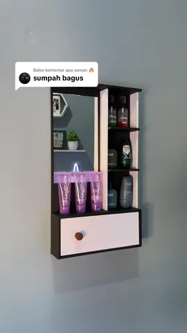 Membalas @apa suman 🔥 warna hitamnya juga g kalah bagus nih kak🤩😍🔥 #cerminrias #kamarestetik #inspirasikamar #fypp 