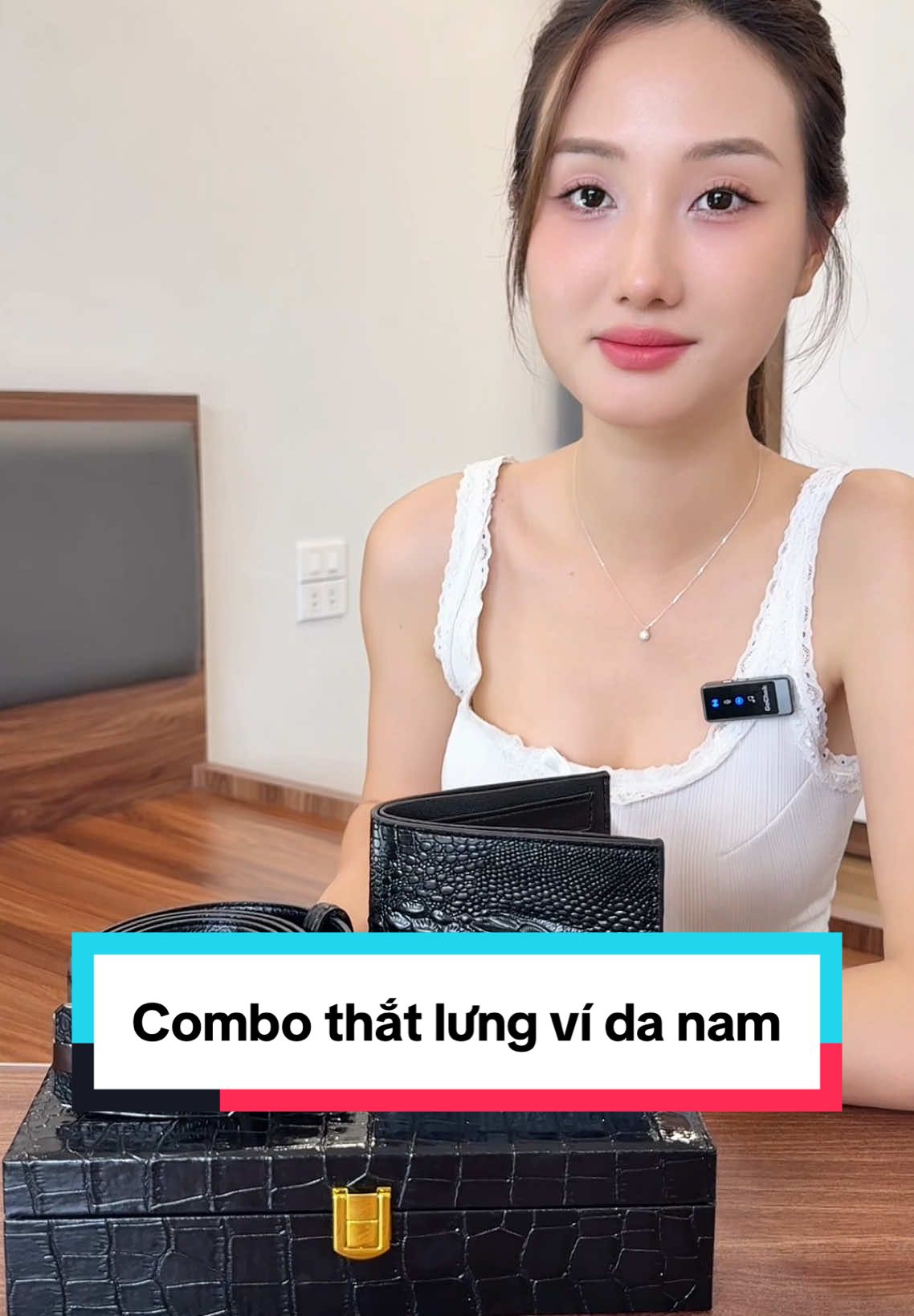 Combo thắt lưng ví da nam #tikhub #xuhuong #thatlung #thatlungnam #vinam 