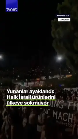 Yunanistan'da İsrail protestosu! İşçiler ayaklandı Yunanistan'da işçiler terör devleti İsrail'e askeri amaçla kullanılacak demir çelik götürecek gemiye karşı eylem yaptı. İşçiler açıklamalarında, 