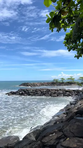 View taplau d siang hari😍#pantaipadang #padang #sumaterabarat #fyp #fakesituation⚠️ 