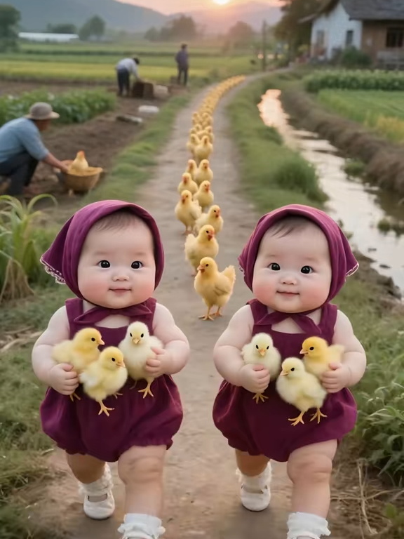 Cute Babies Walking with Little Chicks – Funniest AI Animation Ever | Adorable Baby Walks with Chicks – Too Cute to Handle 🐥 | Funny AI Babies Walking with Chickens – Try Not to Laugh 😂 | Cutest Baby Adventure – Holding Chicks While Walking 🍼🐤 | Babies and Chicks Together – Viral Funny AI Short | Hilarious AI Animation – Babies Walking with Baby Chicks | Baby Walking with Chicks – Cutest Funny Short Ever | Trending AI Short – Babies Playing with Little Chickens | Laugh Out Loud – Cute Babies Walk with Adorable Chicks | Viral AI Baby Animation – Funny Babies Walking with Chicks #CuteBabies #BabyAdventure #TrendingShorts #FunnyAIAnimations
