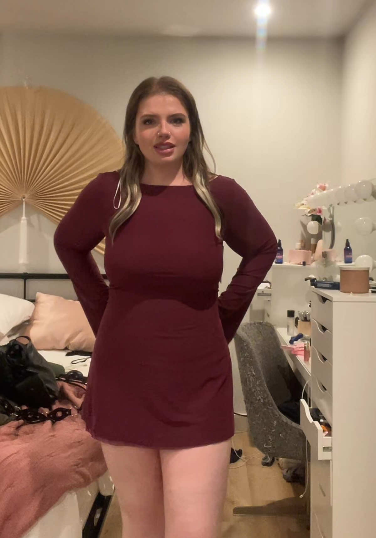 once again wondering where all of my tall baddies are getting their mini dresses 
