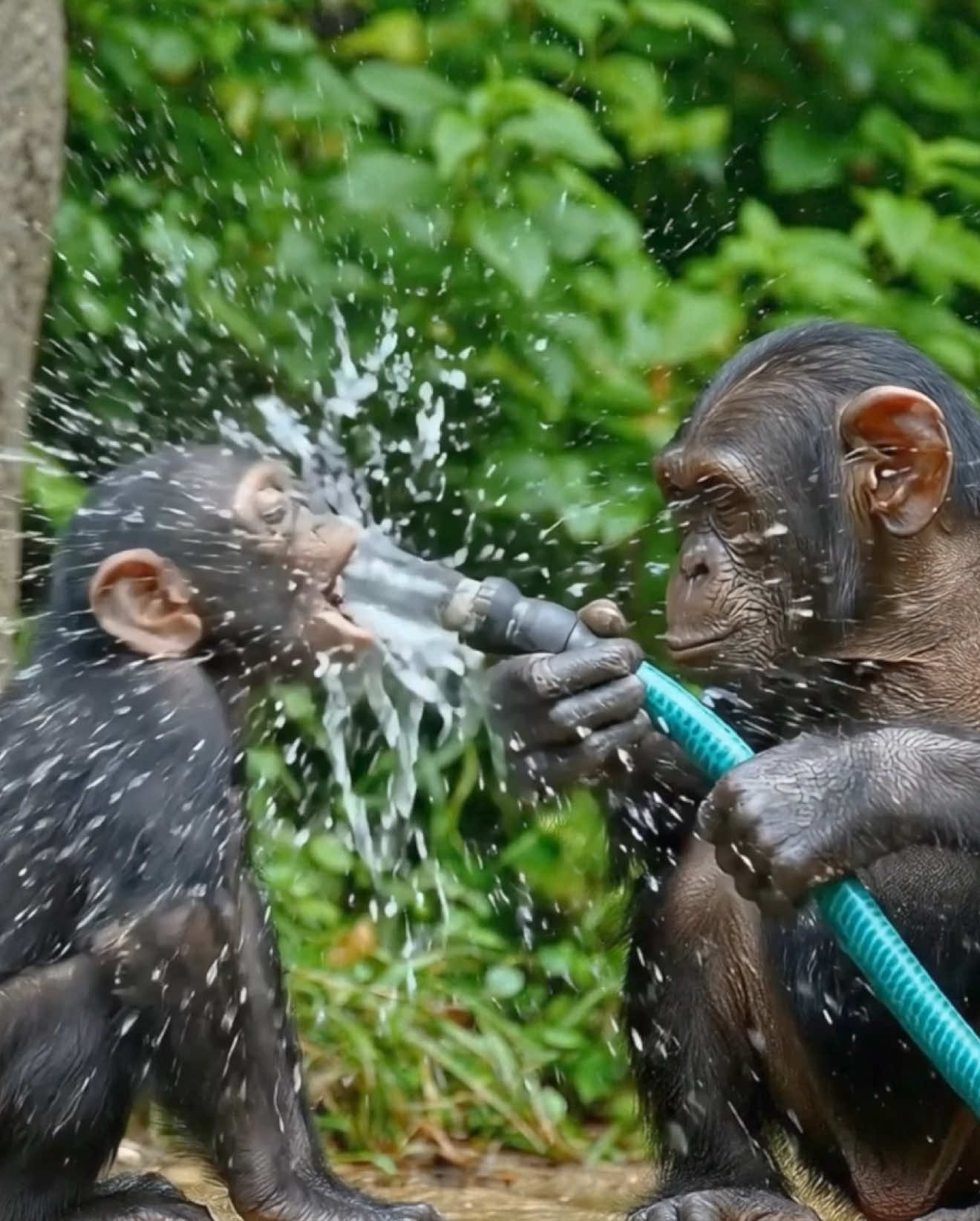 Sibling rivalry: zoo edition 🦍🙉 The pranks, the chaos… and the air biscuits 😂 (With the assistance of AI) #Gorilla #chimpanzee #MomTok #DadTok #Zoo #parenting #funnyanimals #RelatableAF #Siblingcheck