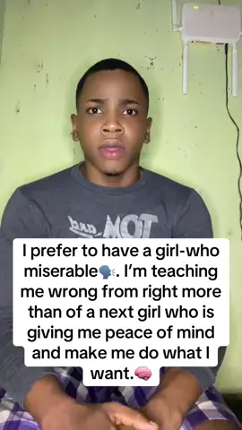 I prefer to have a girl-who  miserable🗣️. I’m teaching me wrong from right more than of a next girl who is giving me peace of mind and make me do what I want.🧠#viral #germany #jamaica #canadatiktok #england @skillibeng @Popcaan @VALIANT @Dale Elliot @Eat boss @1️⃣POPS✊🏼YG 