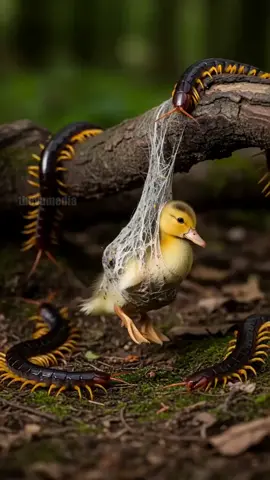 Mother Goose Fights Against Centipedes To Save It's Baby! #animals #rescue #amazing 
