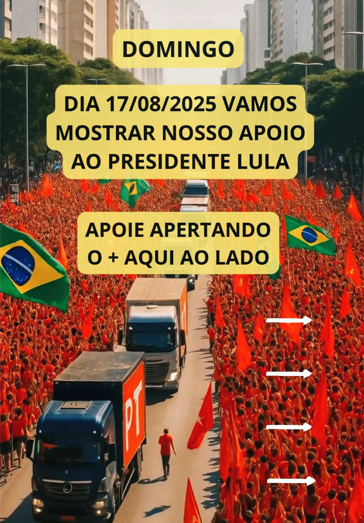 APOIAMOS VOCÊ PRESIDENTE🇧🇷 #lula #lula2022 #lula2026 #pt #eleições