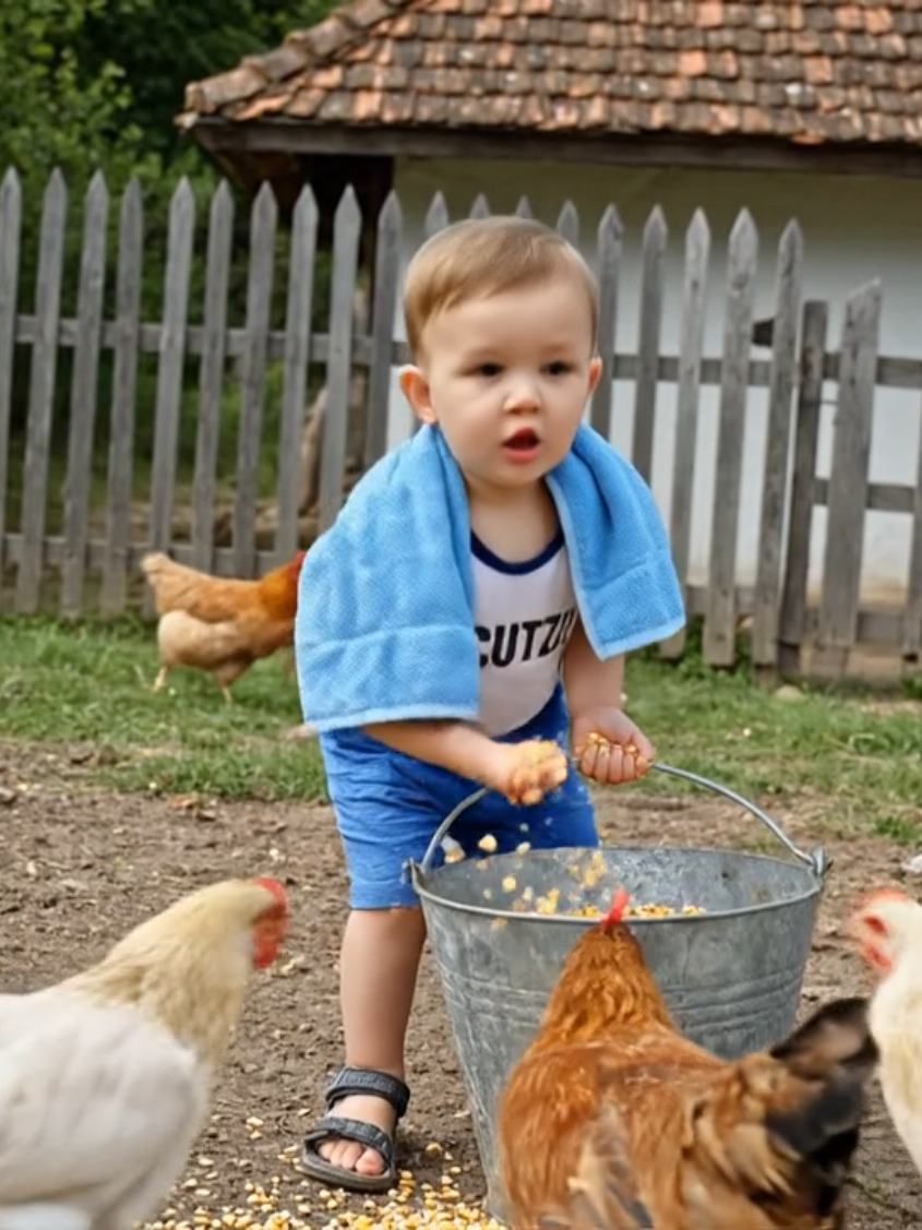 La noi în familie ori muncești de mic ori.... #aigenerated #foryou #veo3 #videoviral #sofercamion 