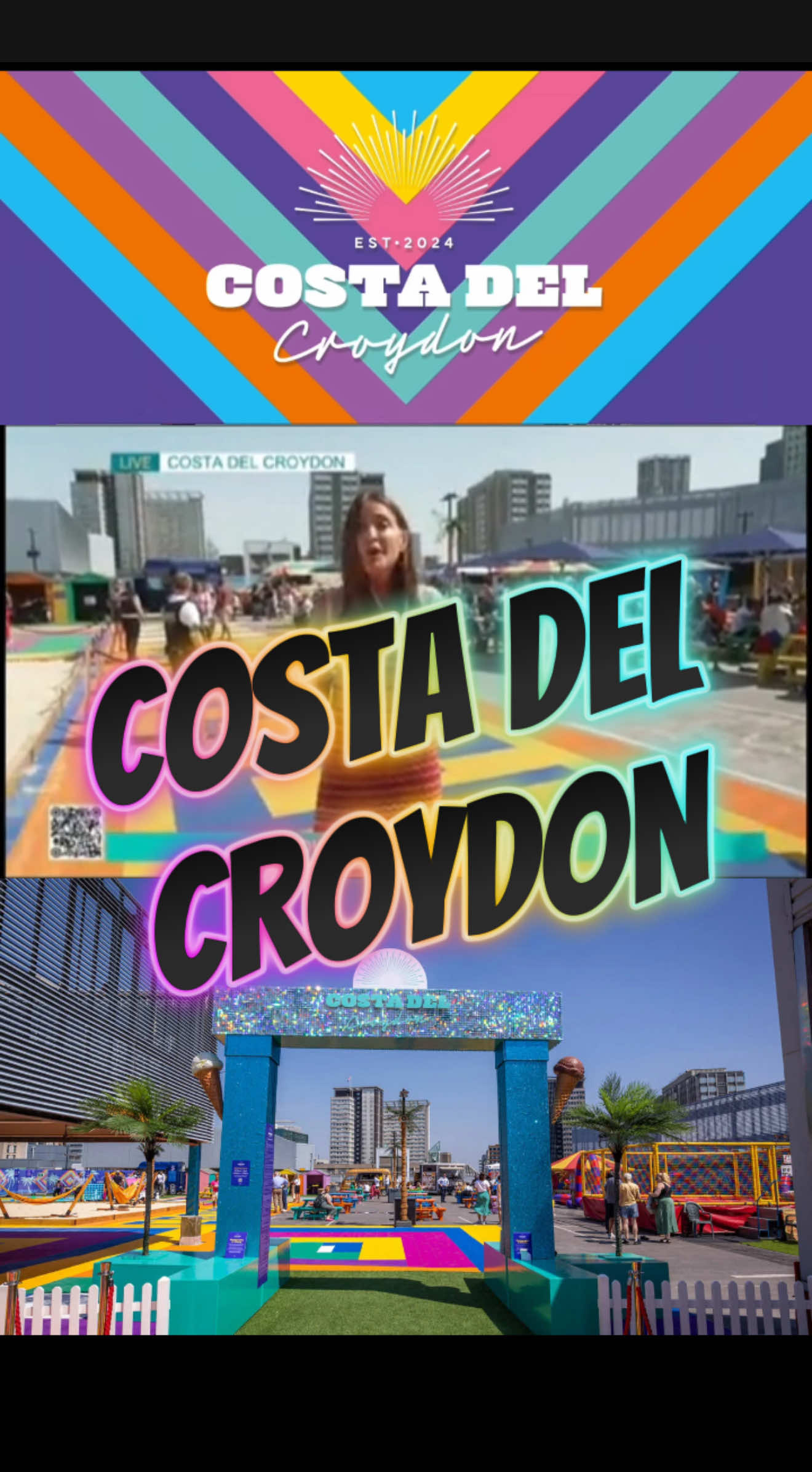 @lisa_snowdon at Costa Del Croydon filming for ITV's @thismorning #croydonextra #itv #itvthismorning #costadelcroydon