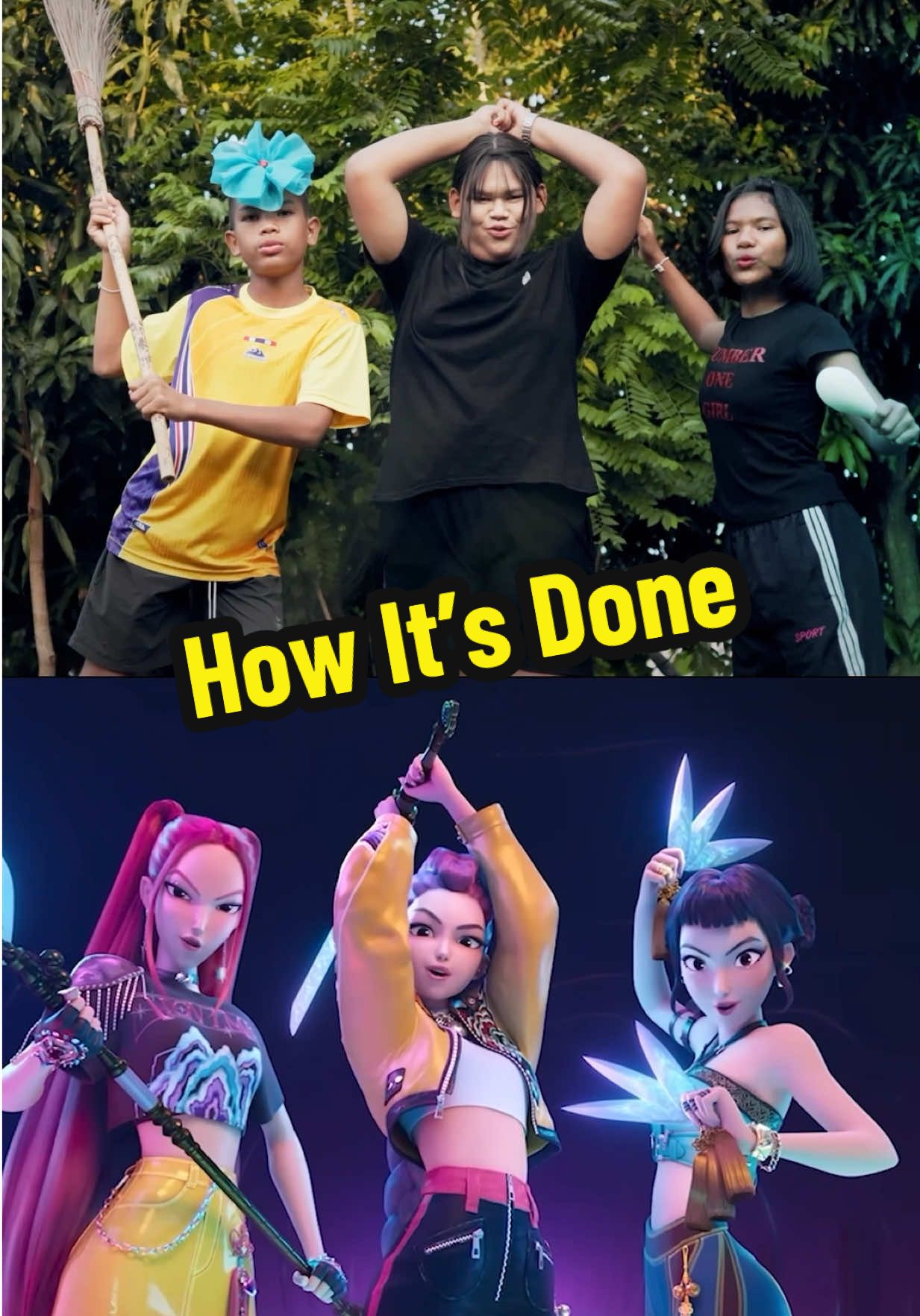 How It’s Done 🔥 #KPOPDemonHunters #HowItsDone #HUNTRIX