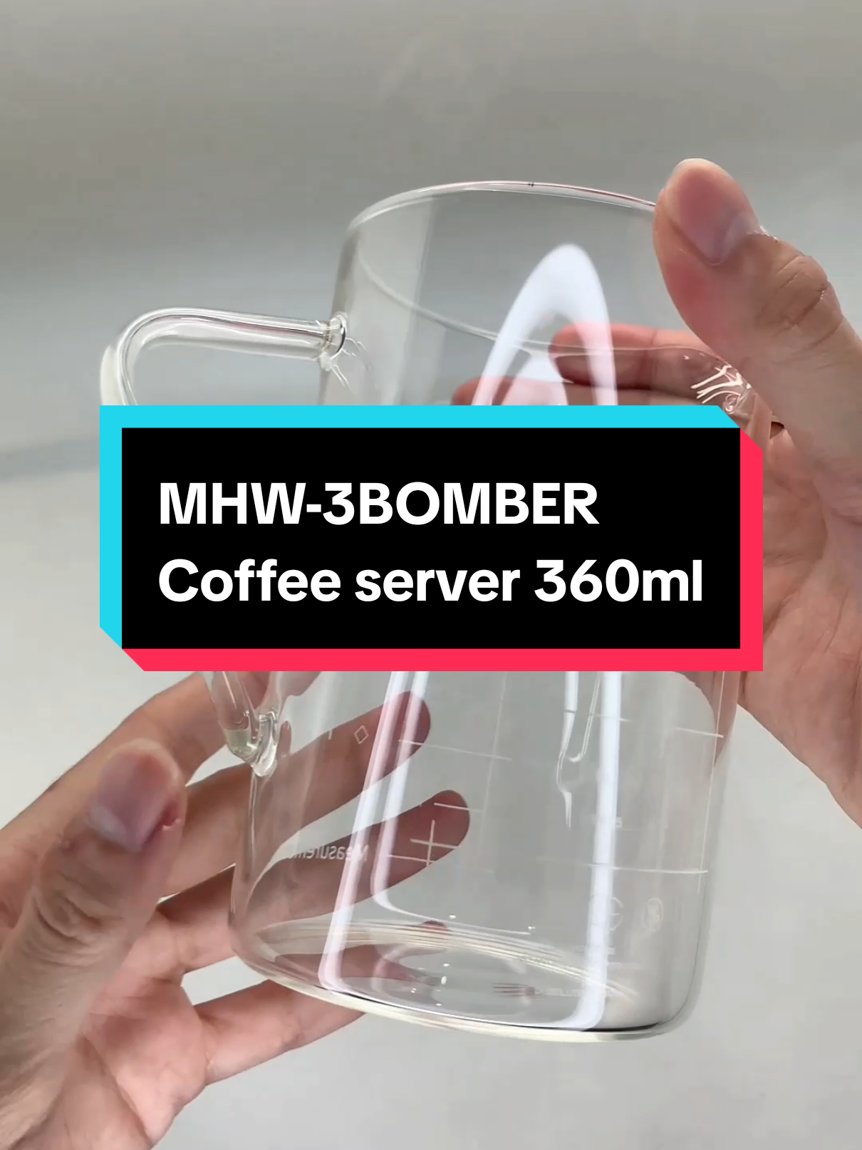 ✨ Pour perfection, serve with style. MHW-3BOMBER Coffee Server 360ml — the elegant companion for your V60 brews. 🌿☕ #mhw3bomber 