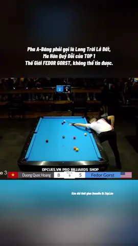 Chịu rồi đấy, nút số đầy người 👏 #viral #hoangsao #fedorgorst #billiards #hungkeubilliard 