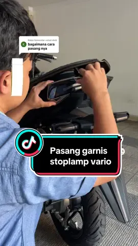 Membalas @ustad dedi #tutorial #garnis #garnish #vario125newgen2 