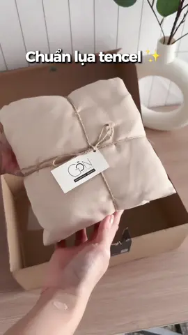Lụa tencel chuẩn nằm rất mát lưng mà mềm mại #gonbedding #luatencel #gagiuong #bogagiuong 