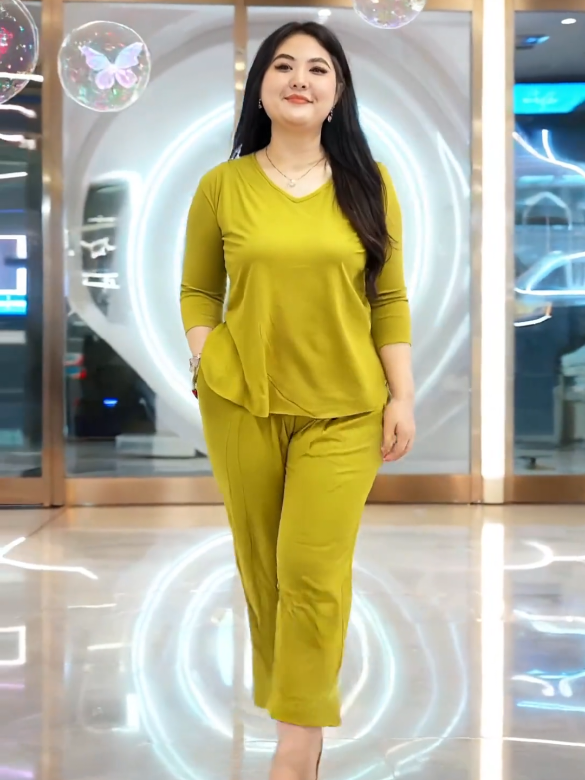 Maimon The Label Aleena Set adalah setelan wanita yang memadukan kenyamanan dan gaya dalam satu paket. Terdiri dari atasan rayon lengan 7/8 yang ringan, adem, dan lembut di kulit, dipadukan dengan celana panjang berpotongan elegan yang memberikan kesan santai namun tetap modis. Desain minimalis dengan sentuhan modern membuat setelan ini cocok untuk berbagai kesempatan, mulai dari acara kasual hingga semi-formal. Bahan rayon berkualitas tinggi memastikan kenyamanan sepanjang hari, cocok untuk iklim tropis. Tampil anggun dan effortlessly chic dengan Aleena Set dari Maimon The Label! #FashionWanita #SetelanWanita #MaimonTheLabel #BajuRayon #GayaKasual