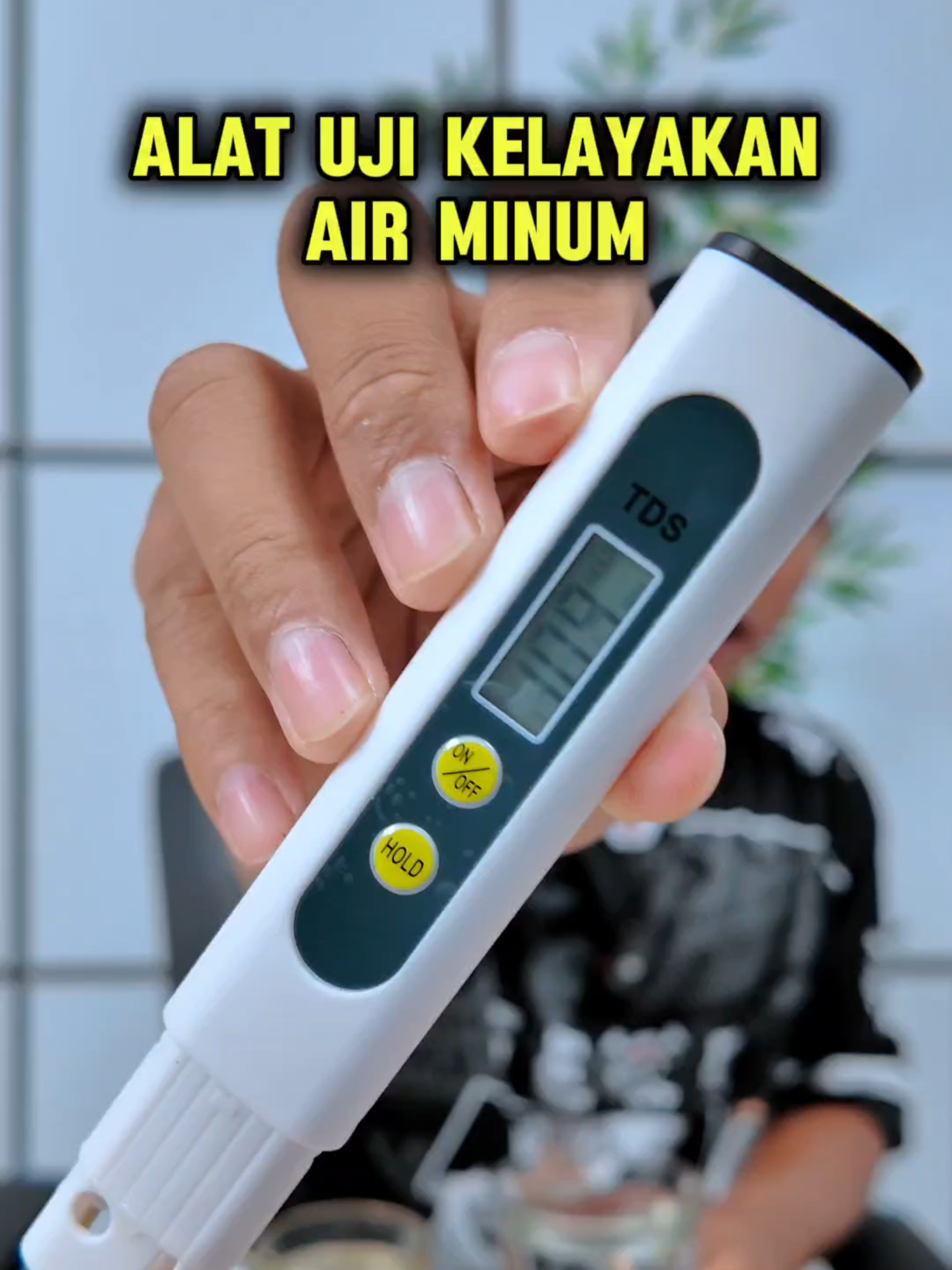 alat uji kualitas air minum. tds meter. air mineral yang sehat. #tdsmeter #airminum #airmineral