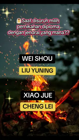 Berkhayal,disaat kamu harus memilih pernikahan diploma bakal milih jendralnyang mana nih🤭🤭🤭gak boleh curang cuman boleh pilih satu😁😁😁 #liuyuning #chenglei #legendoffamalegeneral #theprisonerofbeauty #drachinlovers 