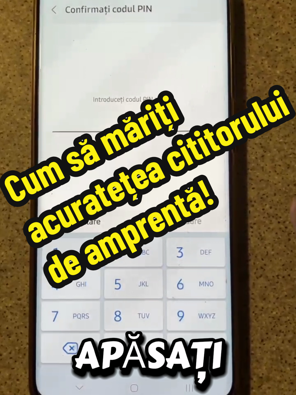 Cum să măriți acuratețea cititorului de amprentă!?