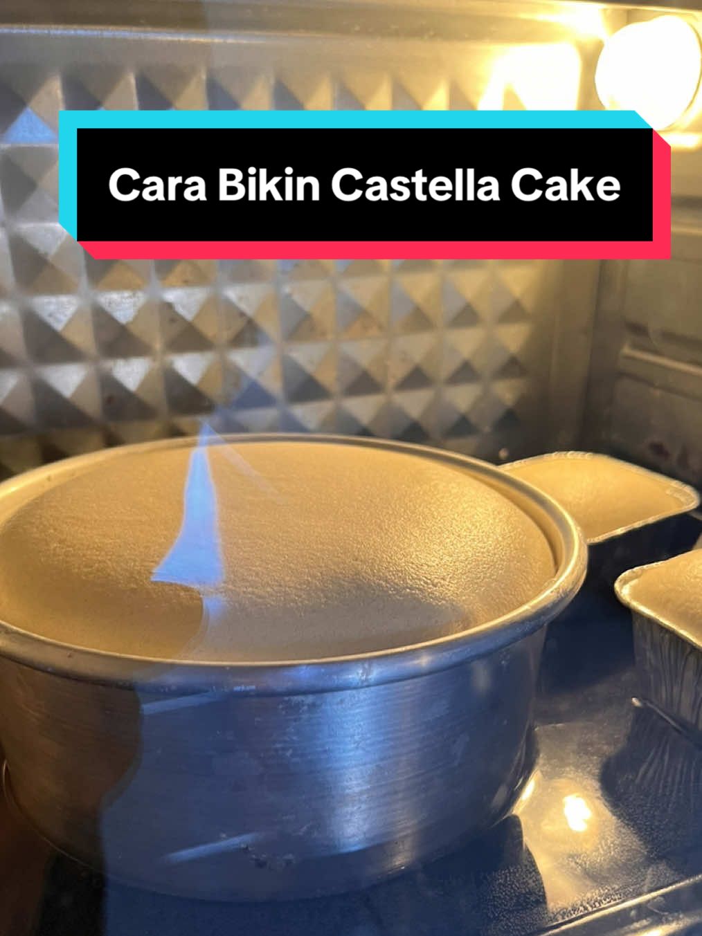Cara bikin castella cake lunas ya bun ! Yuk bikin ! #castellacake #resepcastellacake #baking 