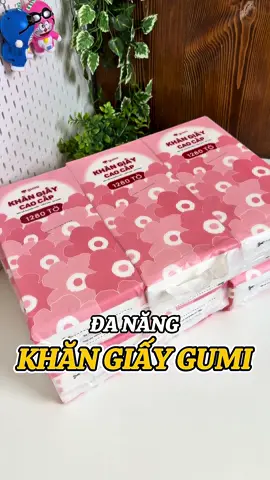 Thùng 6 bịch khăn giấy rút Gumi, tiện lợi, an toàn và lành tính #khangiayrut #gumi #shoputni 