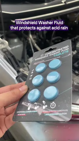 Concentrated Windshield Washer Tablet that will easily dissolve in water - It protects your windshield from the foggy effect of acid rain. #windshield  #carwindshield  #windshieldfluid  #windshieldwipers  #carwindshieldcleaning 