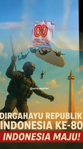 Dari langit Nusantara, prajurit TNI membentangkan Merah Putih dengan gagah. Terjun dari 10.000 kaki, mendarat di jantung Ibu Pertiwi. Inilah simbol keberanian, persatuan, dan tekad menuju Indonesia Maju! 🇮🇩 Dirgahayu RI ke-80 – Merdeka #dirgahayuindonesia #prajurittni #10000kakidiataslangitbiru #ibupertiwi #merahputih 