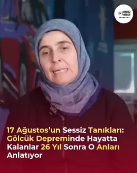 17 Ağustos 1999 Kocaeli Gölcük Depreminde Mağdur Olanlar O Anları Anlattı.