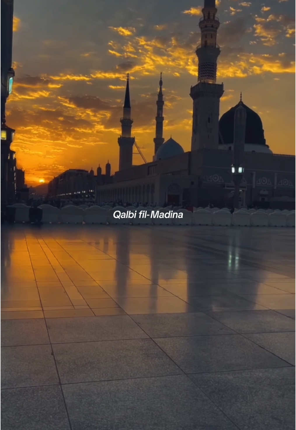 16:10 | Qalbi fil-Madina #lyrics #foryou #avlxedits 