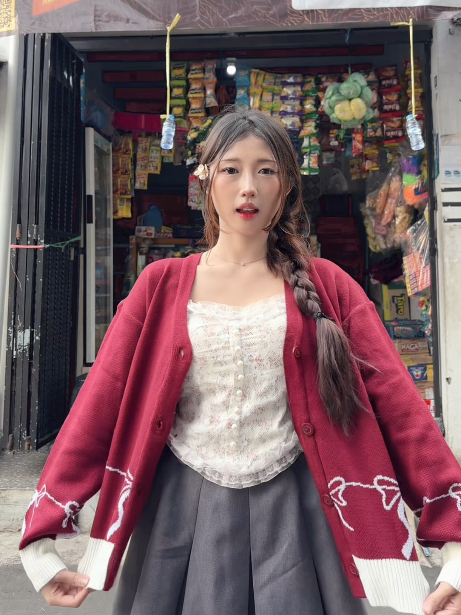 OOTD menyambut kemerdekaan by @NewAttakai #fyp #merdeka #warungsembako #cardigan #ootdfashion 