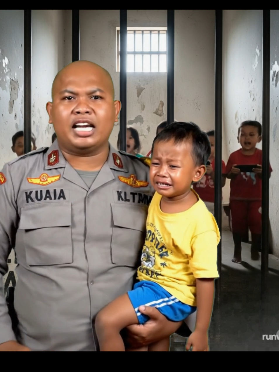 Yang suka main hape/hp dan terus terusan minta hape, akan dimasukan kedalam penjara anak nakal #anakmainhpditangkappolisi  #anakmainhp #polisianak #penjaraanakmainhp #polisitangkapanakmainhp