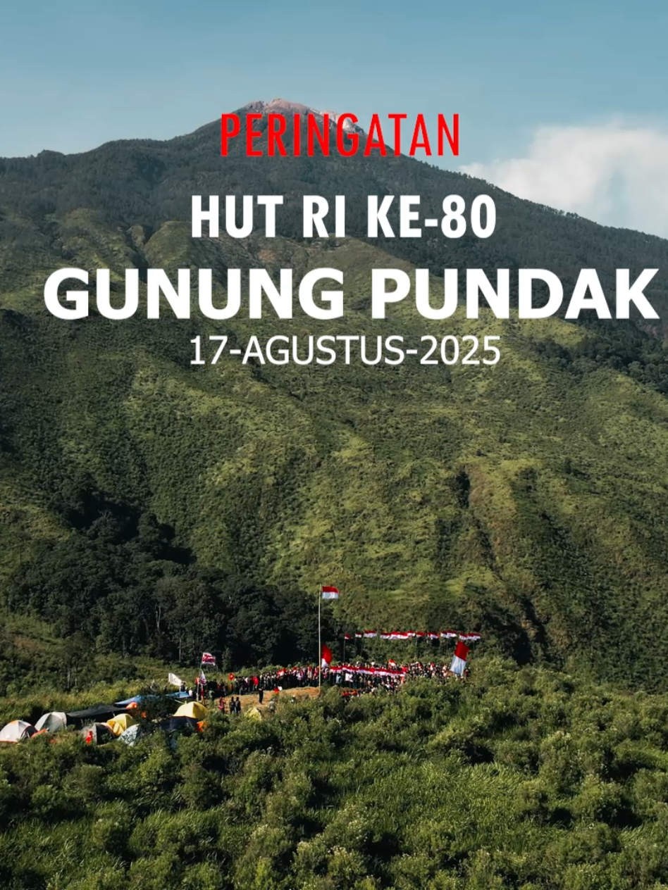 Dirgahayu RI Ke-80, Sekali Merdeka Tetap Merdeka!!  #puncak #simaksi #basecamp #mtpundak  #gunungpundak @pepelingasihsda 