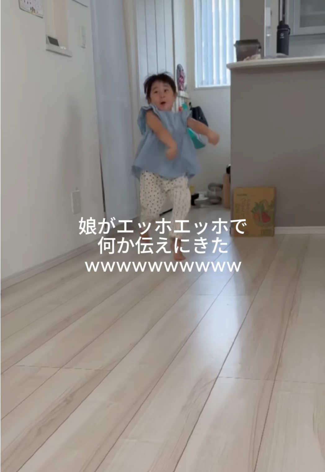 勢いが凄まじいwwwwwwwwww #りおランド #平和な日常 #成長記録 @うじたまい さん
