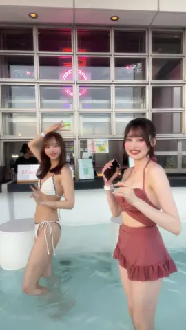 踊れないけど頑張った 夏終わるまでに4kgは痩せます() #キャバ嬢 #キャバクラ #夜職 #ナイトプール #宮下パーク #03@愛瀬ありさ🐣🩶 