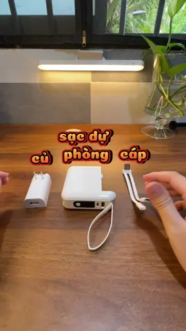 sạc dự phòng tháo rời đa năng, tích hợp củ sạc, cáp sạc và sạc dự phòng #sacduphong #sacduphongdanang #sacduphong20000mah #reviewerla 