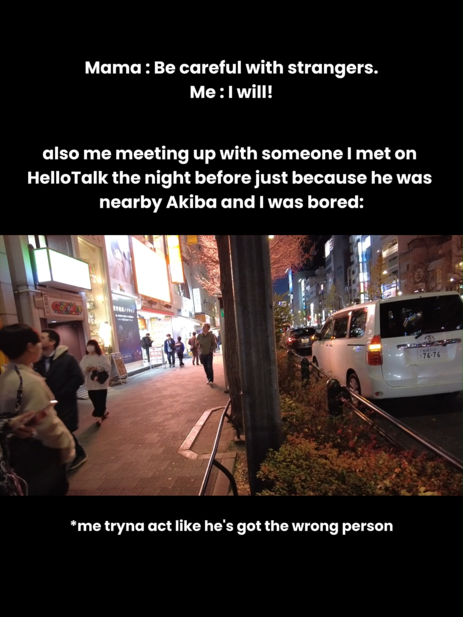 ⚠️DISCLAIMER⚠️ it was a fun and sponty meetup but you still have to be careful with the strangers you meet online--I wouldn't have met this friend too if I didn't find him safe, and he was younger than me at that. My mom was also watching me with a friend, so it was even safer to meet knowing she was right in across me. But well, we're still in touch even until now! #japan #hellotalk #hellotalkfriends #talktoforeigner #japaneselanguage