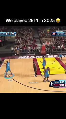 We played 2k14 in 2025 😂 #basketball #nba2k #2k14 