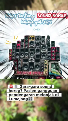 LUMAJANG: Pemutaran musik dengan suara keras bergetar atau yang dikenal sebagai sound horeg masih memicu polemik di tengah masyarakat. Fenomena ini diduga turut berkontribusi pada meningkatnya pasien dengan keluhan gangguan telinga alias pendengaran di Lumajang, Jawa Timur.  Di Rumah Sakit Umum Daerah (RSUD) dr Haryoto Lumajang, dokter spesialis THT Aliyah Hidayati mengungkap banyak pasien mengeluh telinga berdengung setelah menonton pertunjukan sound horeg di kampung-kampung. “Pasien mengeluh telinganya berdengung. Saat ditanya, mayoritas pasien mengatakan mengeluh sakit setelah menonton sound horeg,” beber Aliyah, dikutip KompasTV, Senin (11/8). #BeritaUpdate #SoundHoreg #Jatim #EdiSound #newsupdate 