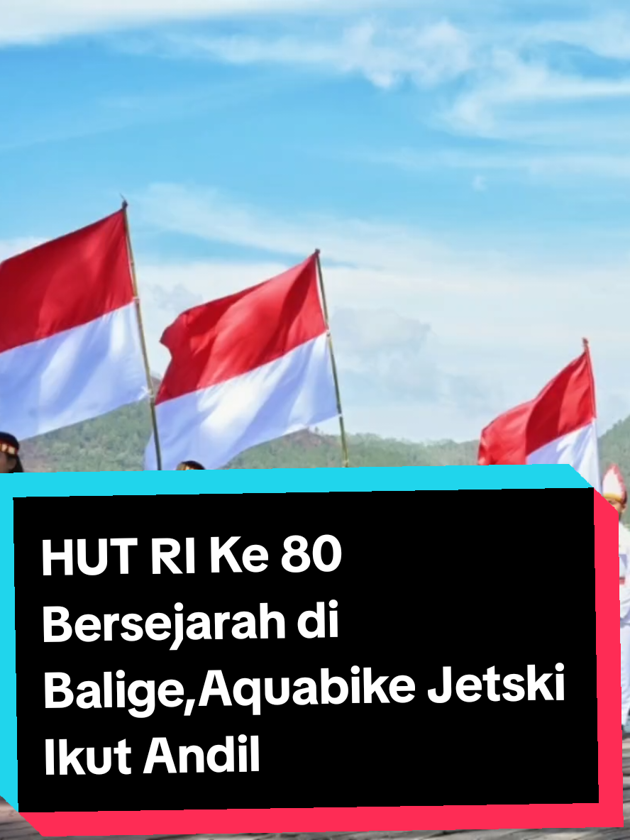 HUT Ri Ke 80 di Balige Libatkan Aquabike Jetski  #balige #jetski #hutri #merdeka #danautoba 