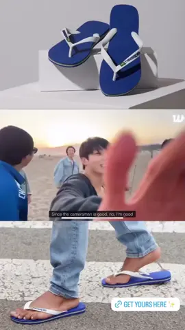 Even on Weverse Live, Jungkook keeps it chill 😎🩴 Rockin’ the Havaianas Brasil Logo in Marine Blue 💙  #Jungkook #BTS #Havaianas  #weverselive 
