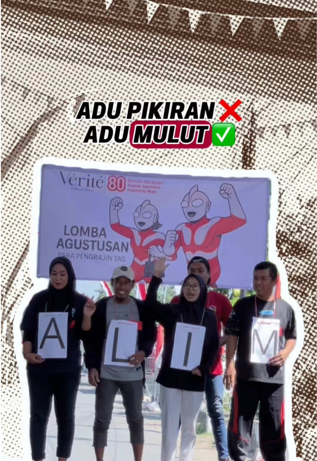 Keluarkan skill berpikirmu kawan🧎‍♀️  #dibalikverite #fyp #agustusan #agustuscore #lomba17agustus 