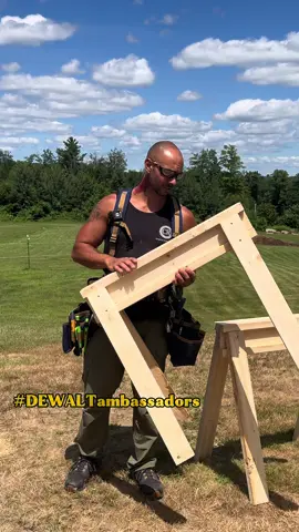 A simple cheap way to make sell horses! #ad #dewalttough #carpentry #remodeling #DIY 