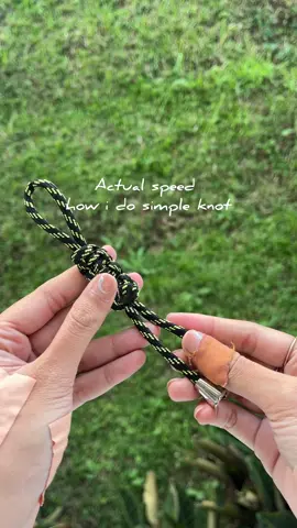 Alon alon asal semangat🥹🫶🏼 #simpleknot #paracord 