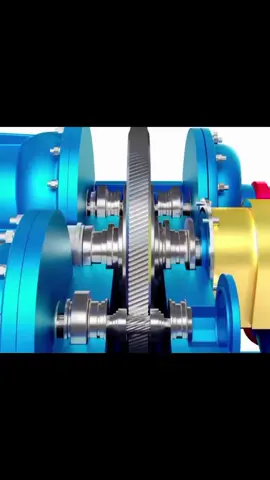 Kompresi --> Saat ulir berputar ke depan, volume ruang antara ulir makin mengecil → udara tertekan (tekanannya naik). #screwcompressornusantara  #compressorindonesia  #industrial  #pabrik  #fyp 