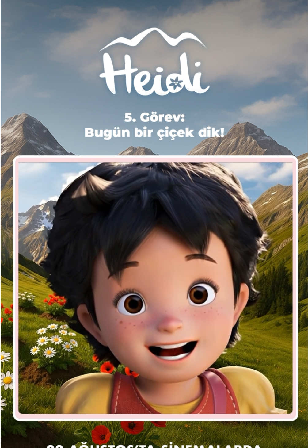 Heidi ile Doğa Görevleri ⛰️ Verdiğimiz macera dolu 5 doğa görevini tamamla, sürpriz hediyeyi kazan! 🎁 Beşinci ve son görev: Bugün bir çiçek dik! 🪴 Sen de bugün bir tane çiçek dik, doğaya küçük bir hediye ver. ✨ 📸 Nasıl Katılırım? 1️⃣Çiçek dikerken fotoğrafını ya da videoyunu çek. 2️⃣ TikTok’ta paylaş, #Heidi yaz ve @bkmonline hesabını etiketle 💌 Katılım koşulları için profilimizdeki Öne Çıkanlar’a göz atmayı unutma!  Tüm görevleri tamamlamak için son gün 24 Ağustos Pazar, saat 23.59'dur.