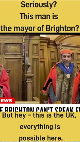 In the UK, you need English to pass a cleaner’s test – but apparently not to become a mayor in Brighton. Is this a joke or reality? Watch and decide. #UKPolitics #Brighton #Mayor #UKNews #Politics