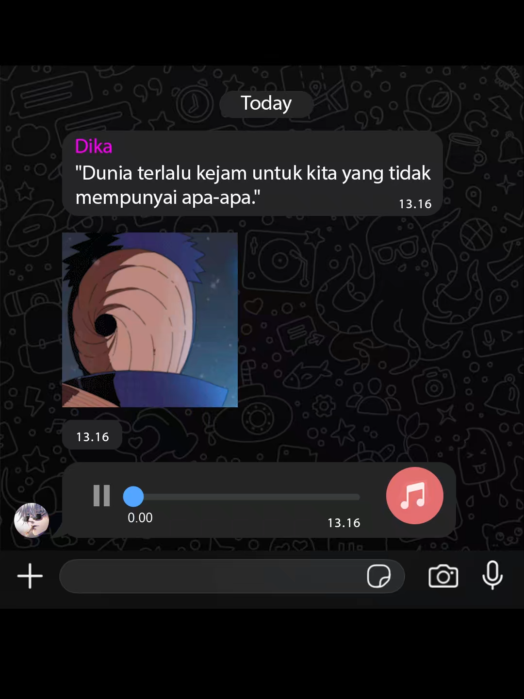 #🥀 #quotes #anime #edit #fyp #fypシ #naruto #narutoshippuden #sad #story #fypedit #mlbb #akatsuki #obito #tobi #uchiha #quote #dika