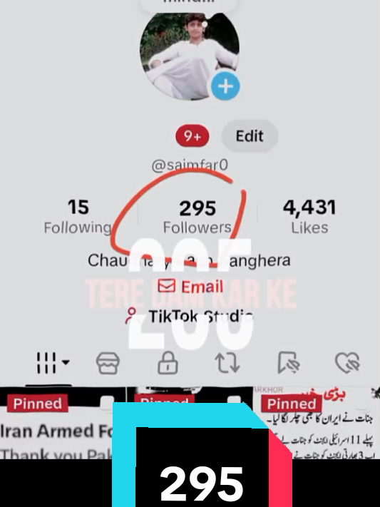 295 Follower Complete #295#sidhumosewala #295sidhumoosewala #saim #tiktokacount @sidhumoosewala 
