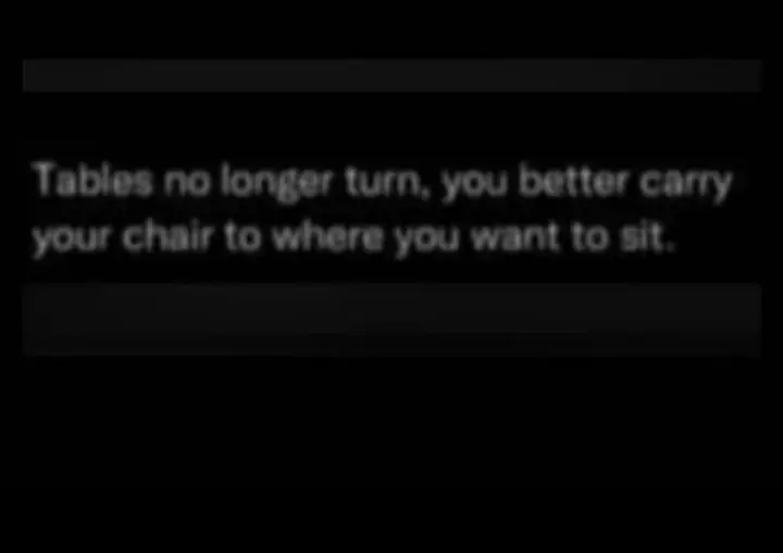 carry uo damn chair please.